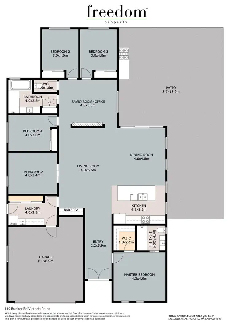 Floorplan of Homely house listing, 119 Bunker Road, Victoria Point QLD 4165