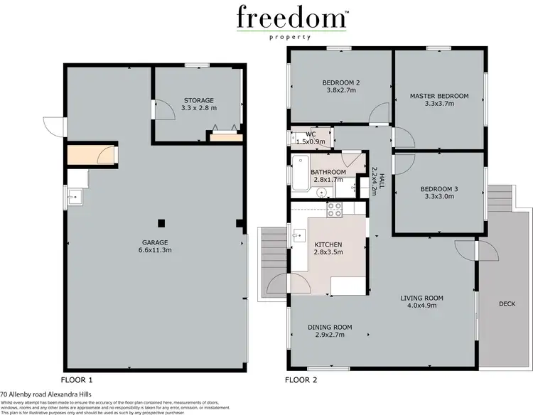 Floorplan of Homely house listing, 70 Allenby Road, Alexandra Hills QLD 4161