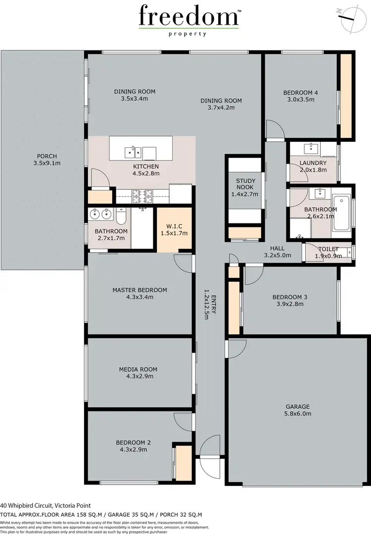 Floorplan of Homely house listing, 40 Whipbird Circuit, Victoria Point QLD 4165