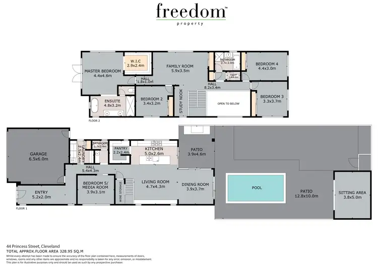 Floorplan of Homely house listing, 44 Princess Street, Cleveland QLD 4163
