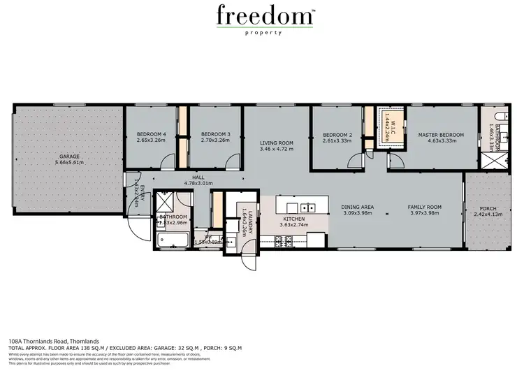 Floorplan of Homely house listing, 108a Thornlands Road, Thornlands QLD 4164