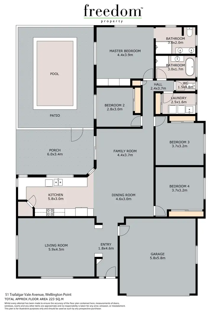 Floorplan of Homely house listing, 51 Trafalgar Vale Avenue, Wellington Point QLD 4160