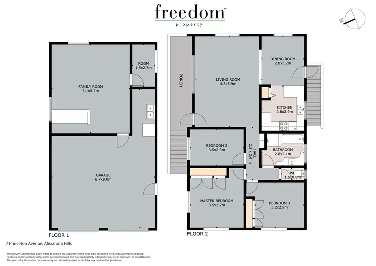 Floorplan of Homely house listing, 7 Princeton Avenue, Alexandra Hills QLD 4161