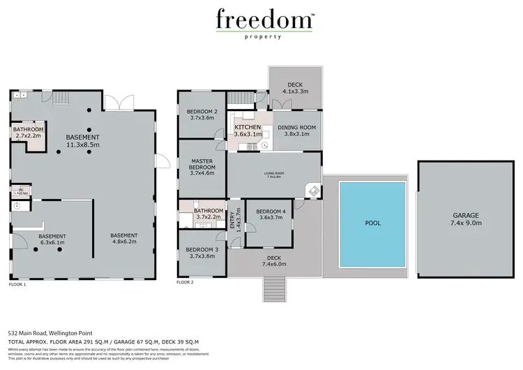 Floorplan of Homely house listing, 532 Main Road, Wellington Point QLD 4160