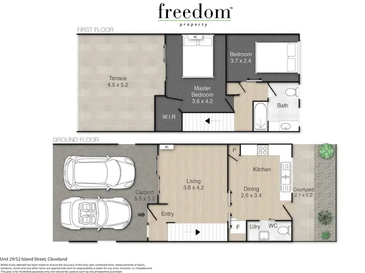 Floorplan of Homely townhouse listing, Unit 10/221 Middle Street, Cleveland QLD 4163