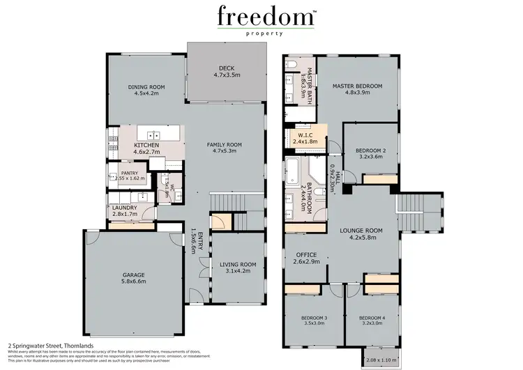 Floorplan of Homely house listing, 2 Springwater Street, Thornlands QLD 4164