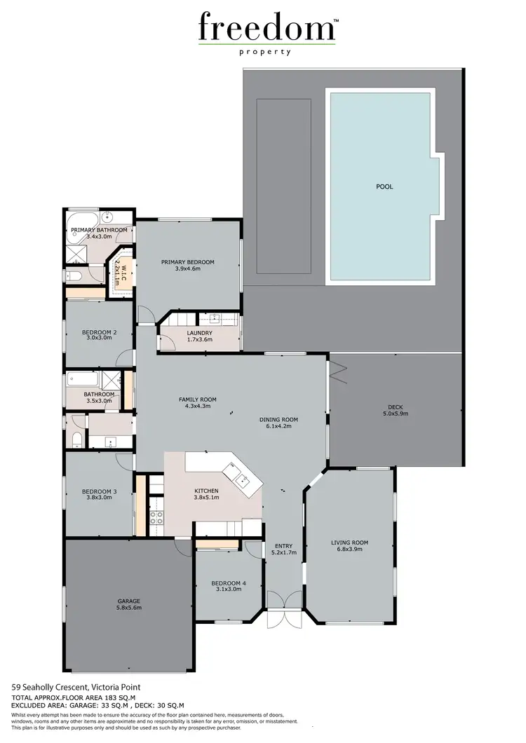 Floorplan of Homely house listing, 59 Seaholly Crescent, Victoria Point QLD 4165