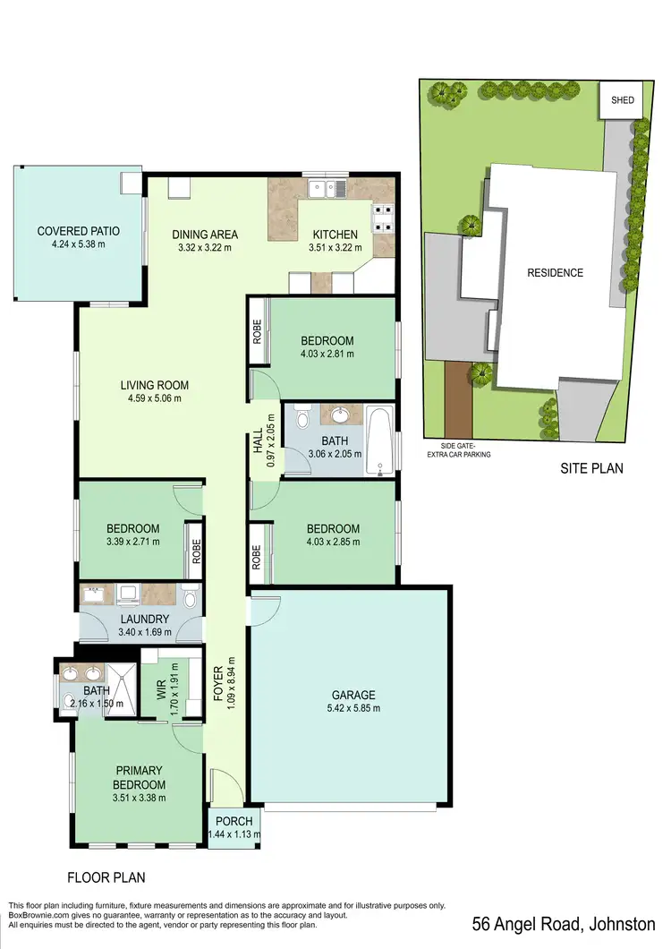 Floorplan of Homely house listing, 56 Angel Road, Johnston NT 832