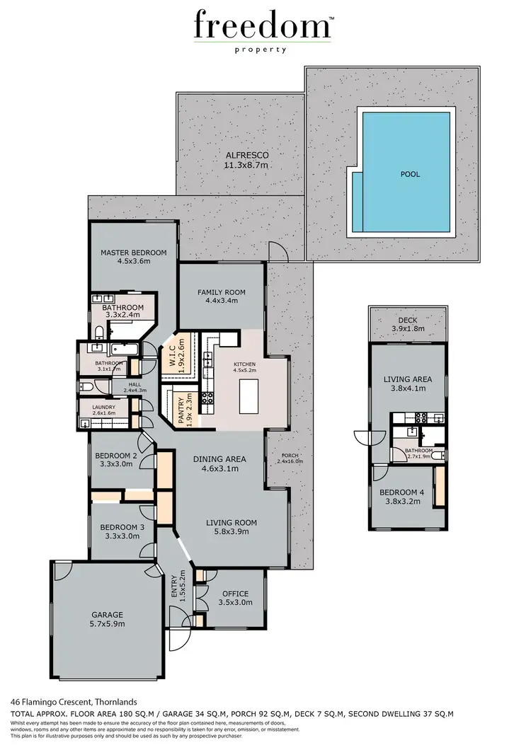 Floorplan of Homely house listing, 46 Flamingo Crescent, Thornlands QLD 4164