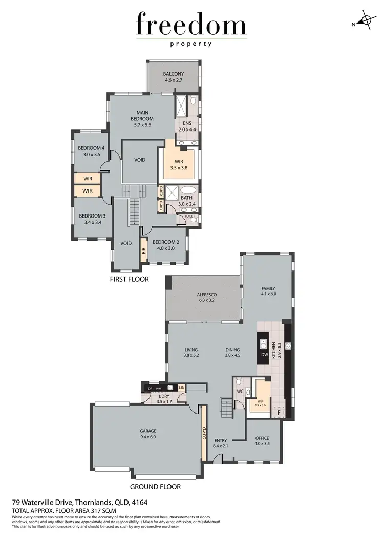 Floorplan of Homely house listing, 79 Waterville Drive, Thornlands QLD 4164