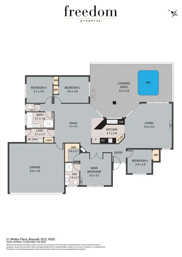 Floorplan of Homely house listing, 51 Mellor Place, Brassall QLD 4305