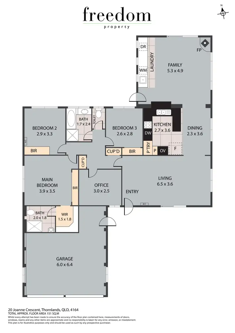Floorplan of Homely house listing, 20 Joanne Crescent, Thornlands QLD 4164