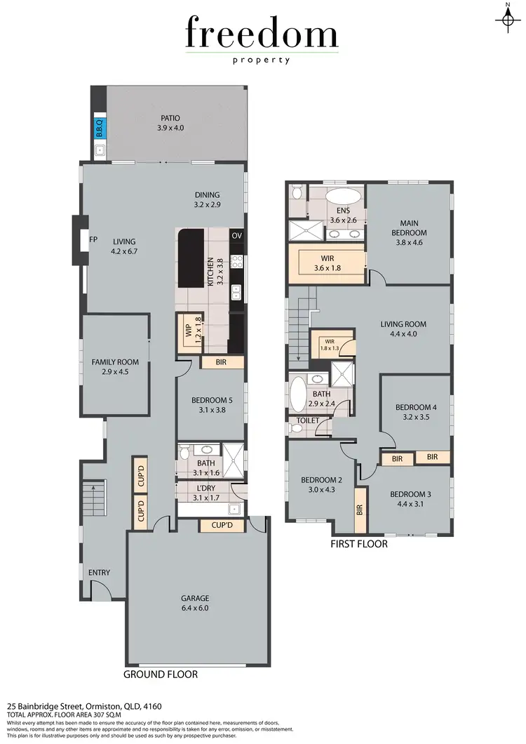 Floorplan of Homely house listing, 25 Bainbridge Street, Ormiston QLD 4160