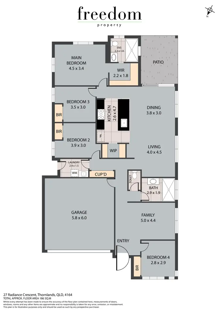Floorplan of Homely house listing, 27 Radiance Crescent, Thornlands QLD 4164
