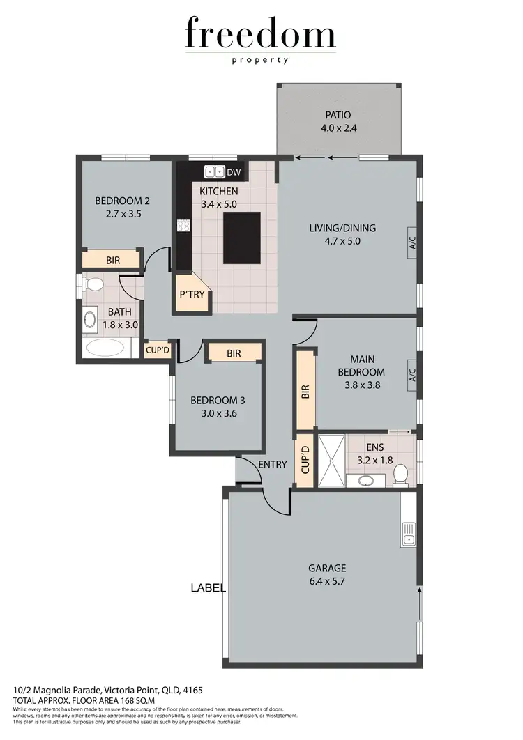 Floorplan of Homely house listing, 2/10 Magnolia Parade, Victoria Point QLD 4165