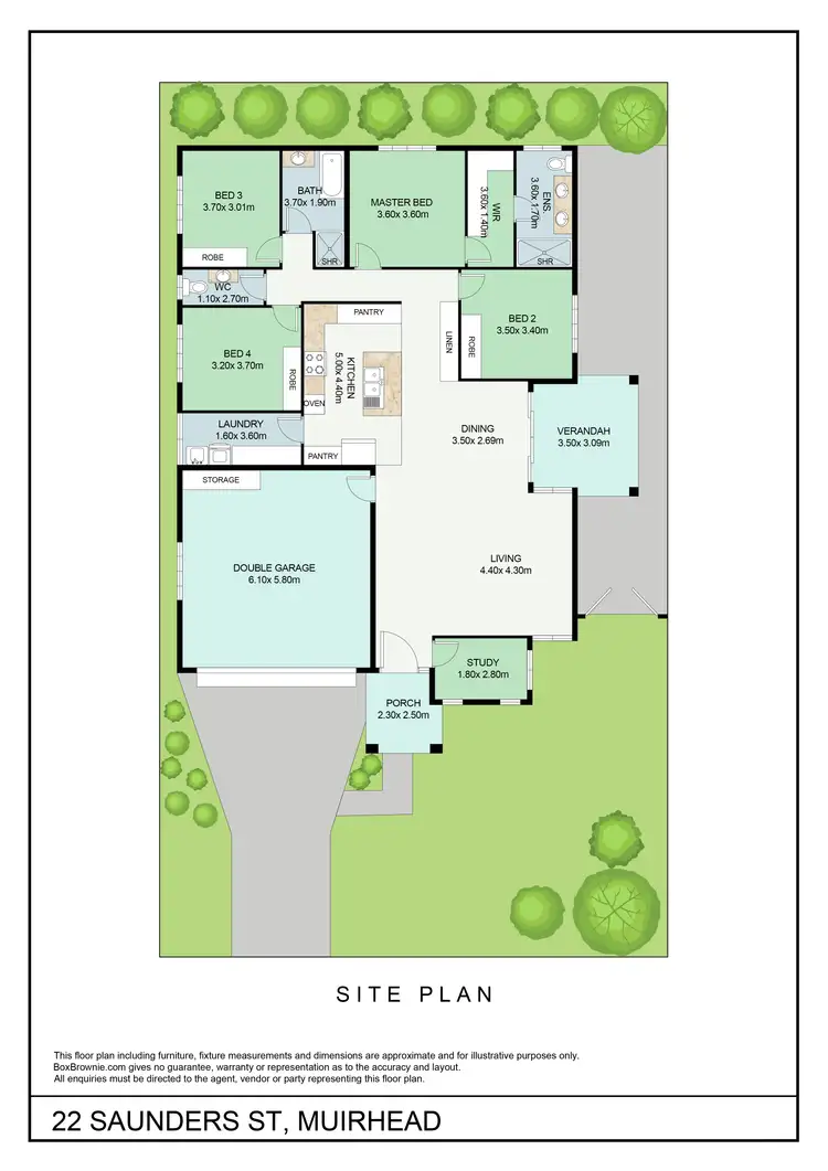 Floorplan of Homely house listing, 22 Saunders Street, Muirhead NT 810
