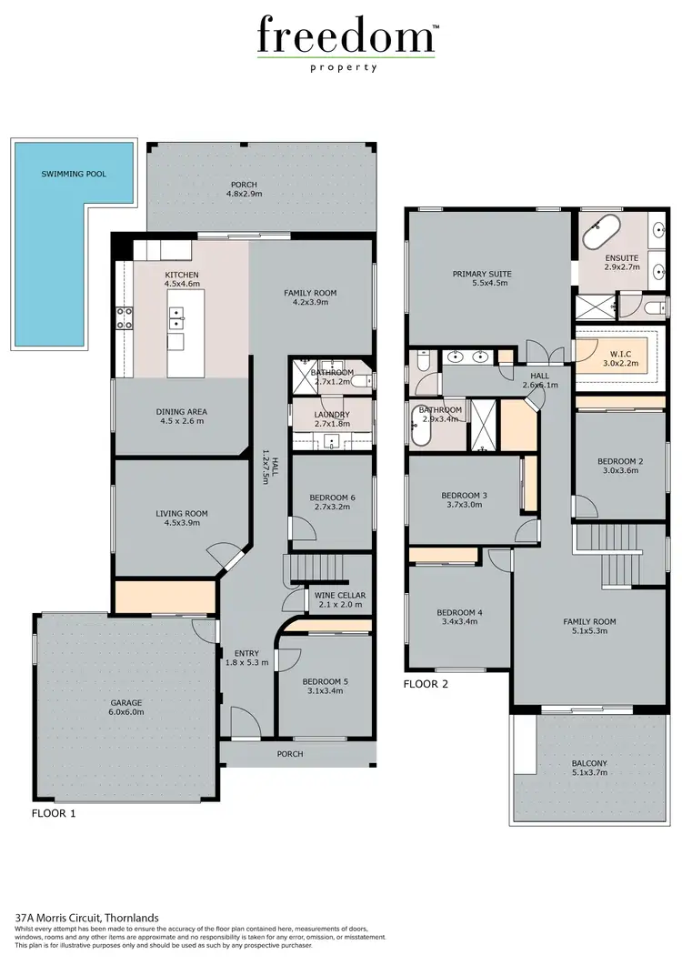 Floorplan of Homely house listing, 37A Morris Circuit, Thornlands QLD 4164