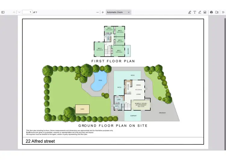Floorplan of Homely house listing, 22 Alfred Street, Aitkenvale QLD 4814