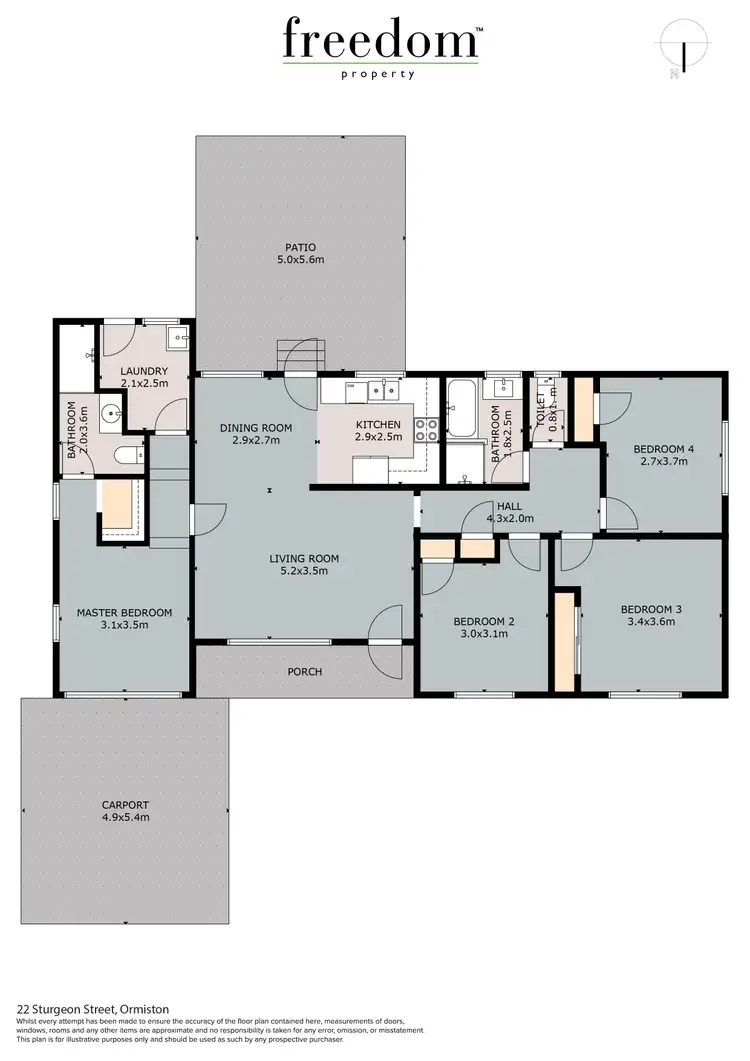 Floorplan of Homely house listing, 22 Sturgeon Street, Ormiston QLD 4160