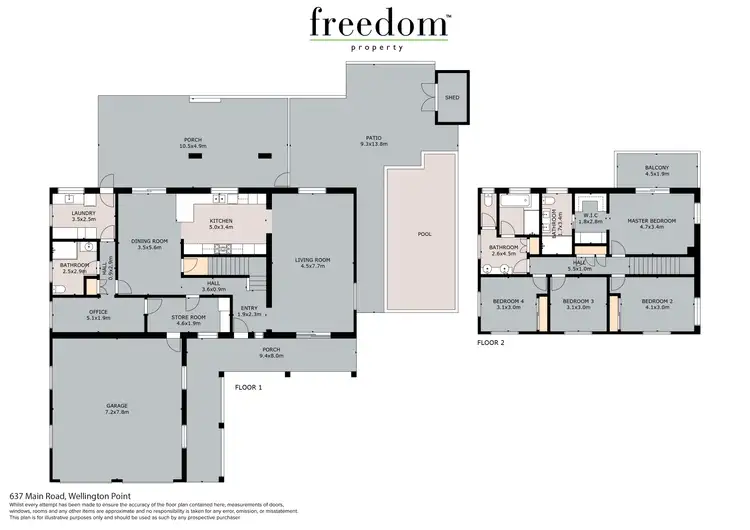 Floorplan of Homely house listing, 637 Main Road, Wellington Point QLD 4160