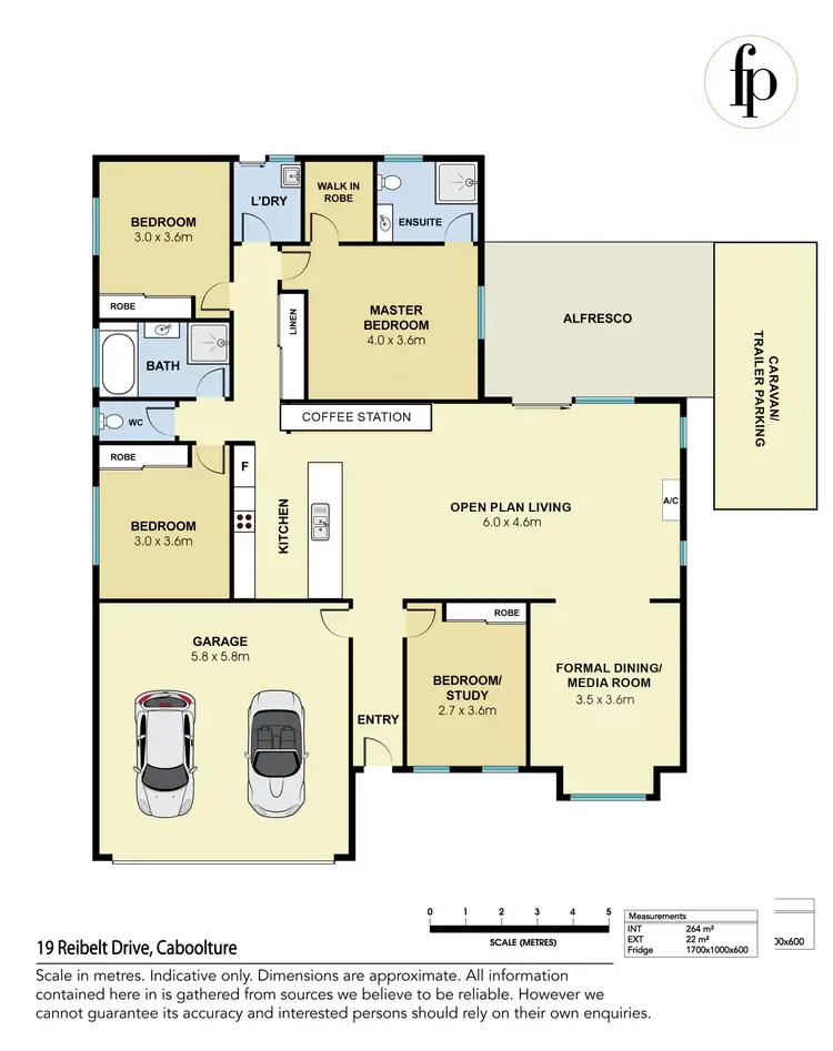 Floorplan of Homely house listing, 19 Reibelt Drive, Caboolture QLD 4510