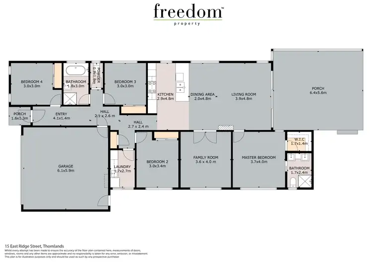 Floorplan of Homely house listing, 15 East Ridge Street, Thornlands QLD 4164