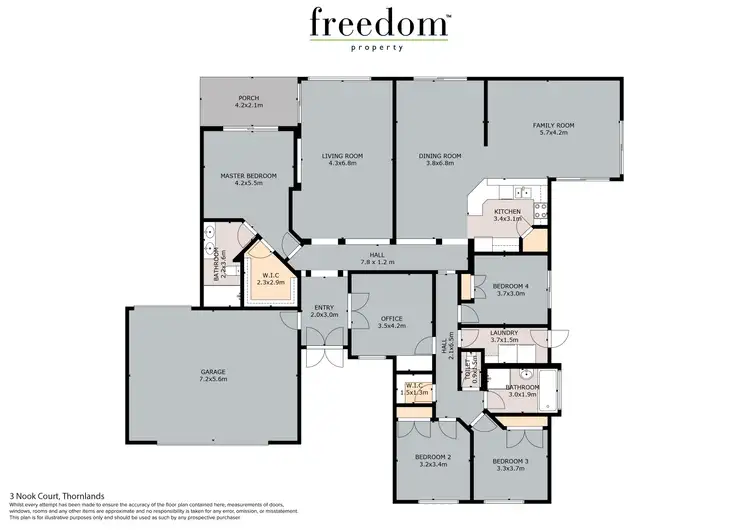 Floorplan of Homely house listing, 3 Nook Court, Thornlands QLD 4164