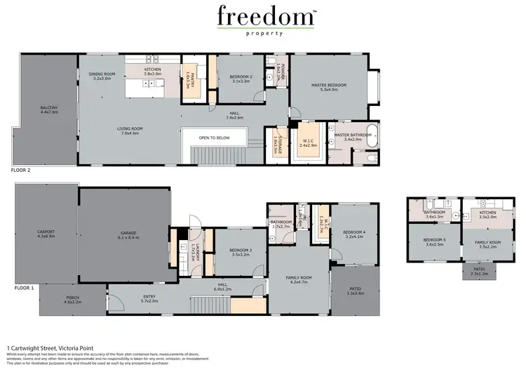 Floorplan of Homely house listing, 1 Cartwright Street, Victoria Point QLD 4165