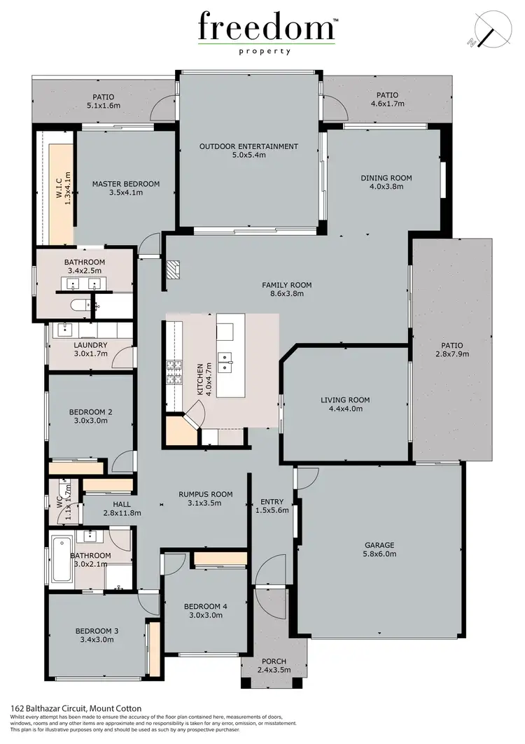 Floorplan of Homely house listing, 162 Balthazar Circuit, Mount Cotton QLD 4165
