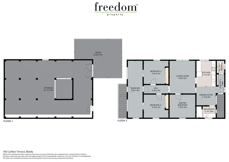 Floorplan of Homely house listing, 183 Carlton Terrace, Manly QLD 4179