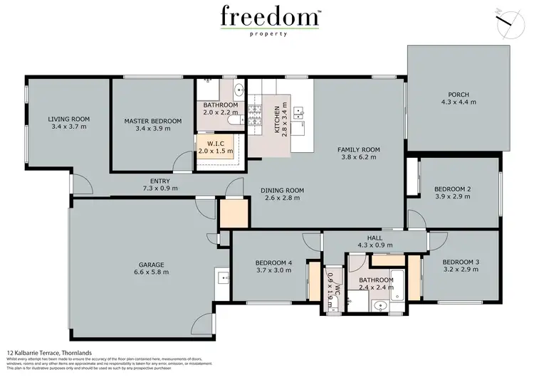 Floorplan of Homely house listing, 12 Kalbarrie Terrace, Thornlands QLD 4164