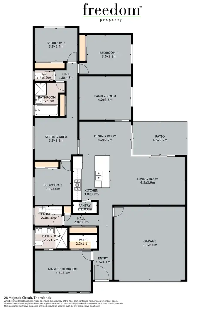 Floorplan of Homely house listing, 28 Majestic Circuit, Thornlands QLD 4164