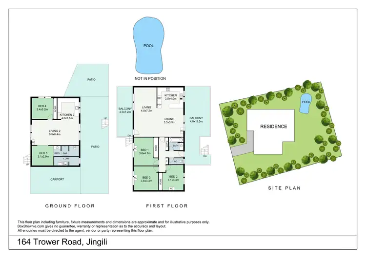 Floorplan of Homely house listing, 164 Trower Road, Jingili NT 810