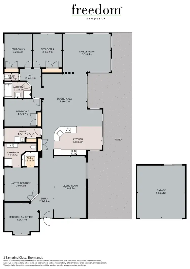 Floorplan of Homely house listing, 2 Tamarind Close, Thornlands QLD 4164