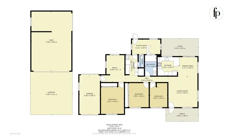 Floorplan of Homely house listing, 19 Barramundi Street, Tin Can Bay QLD 4580