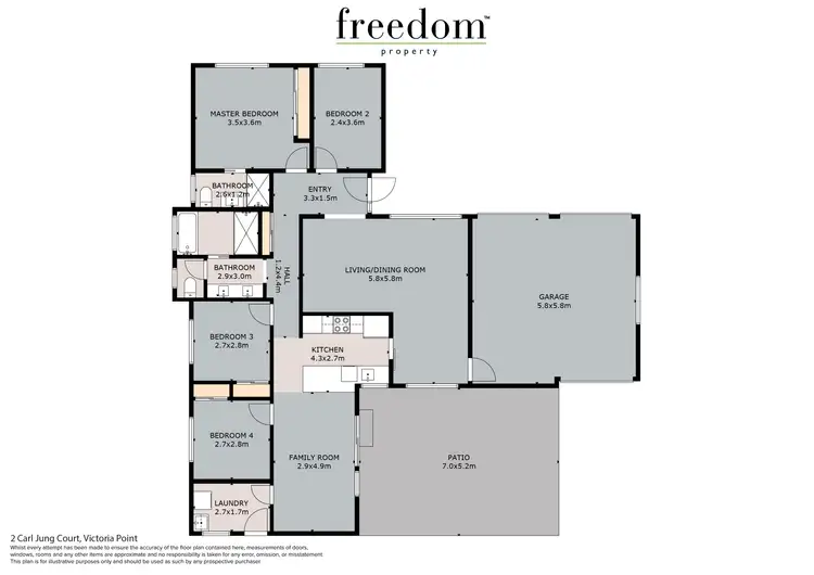 Floorplan of Homely house listing, 2 Carl Jung Court, Victoria Point QLD 4165