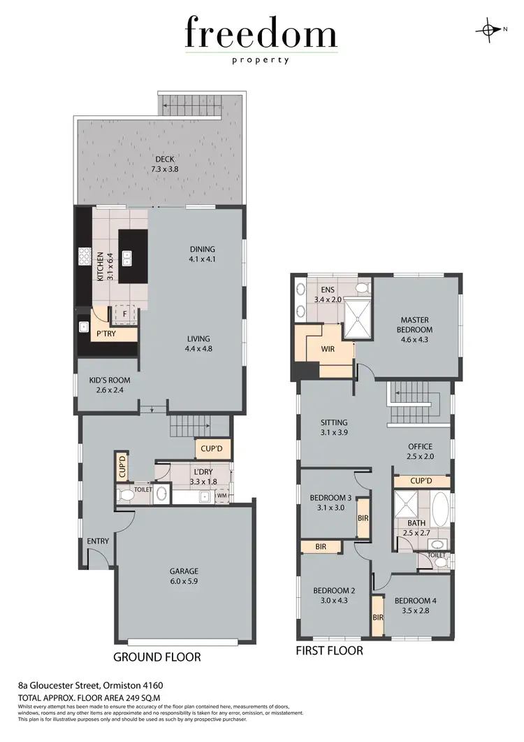 Floorplan of Homely house listing, 8a Gloucester Street, Ormiston QLD 4160