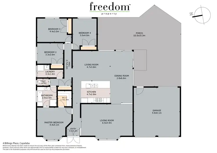 Floorplan of Homely house listing, 4 Billings Place, Capalaba QLD 4157