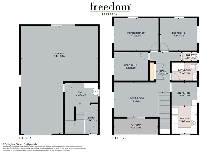 Floorplan of Homely house listing, 5 Callaghan Street, East Ipswich QLD 4305