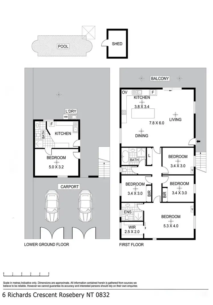 Floorplan of Homely house listing, 6 Richards Crescent, Rosebery NT 832