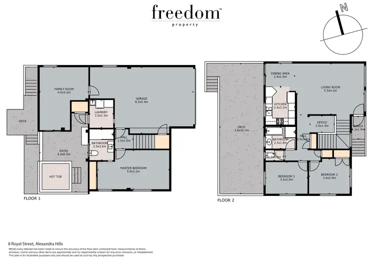 Floorplan of Homely house listing, 8 Royal Street, Alexandra Hills QLD 4161