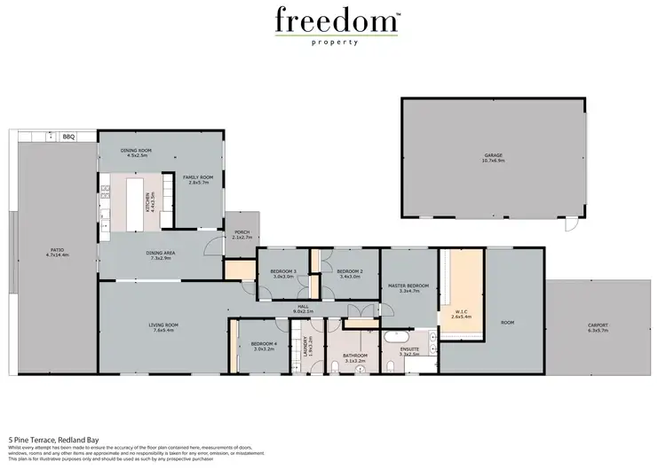 Floorplan of Homely house listing, 5 Pine Terrace, Redland Bay QLD 4165