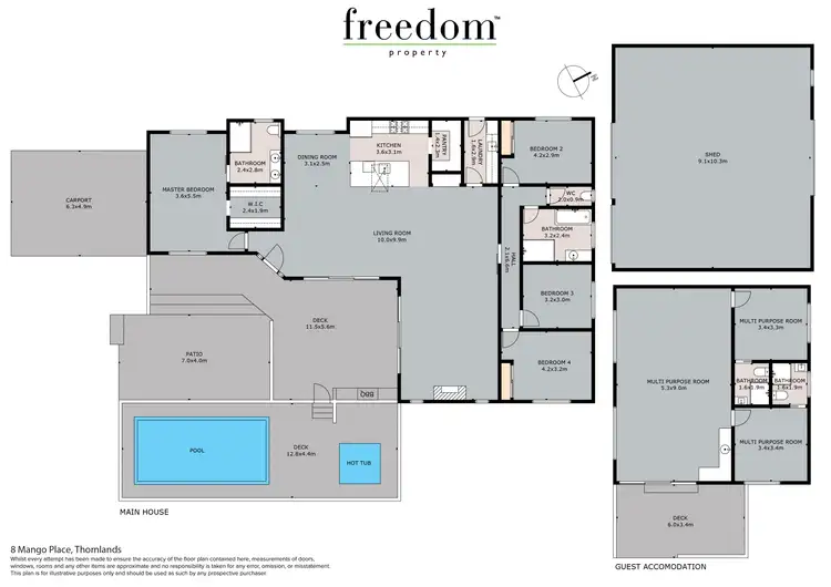 Floorplan of Homely house listing, 8 Mango Place, Thornlands QLD 4164