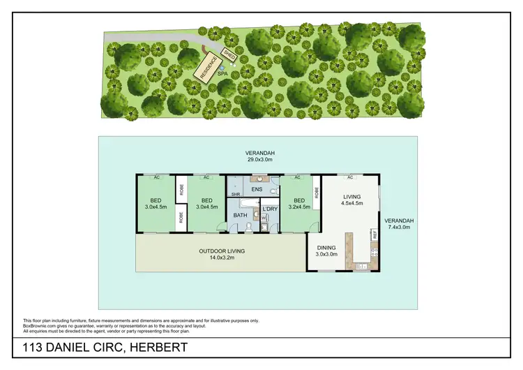 Floorplan of Homely house listing, 113 Daniel Circuit, Herbert NT 836