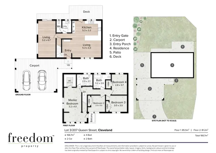 Floorplan of Homely house listing, Lot 3, 207 Queen Street, Cleveland QLD 4163