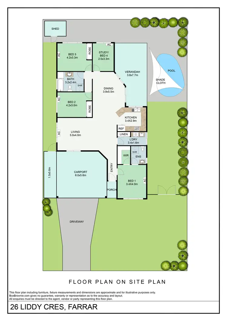 Floorplan of Homely house listing, 26 Liddy Crescent, Farrar NT 830