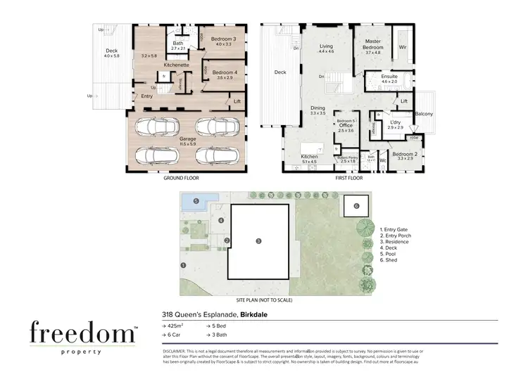 Floorplan of Homely house listing, 318 Queens Esplanade, Birkdale QLD 4159
