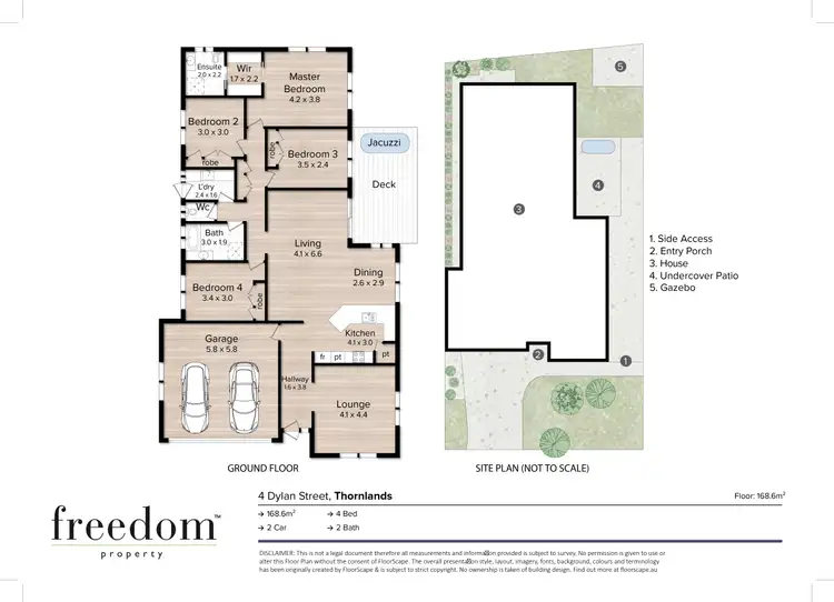 Floorplan of Homely house listing, 4 Dylan Street, Thornlands QLD 4164