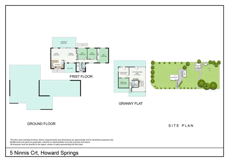 Floorplan of Homely rural property listing, 15 Ninnis Court, Howard Springs NT 835