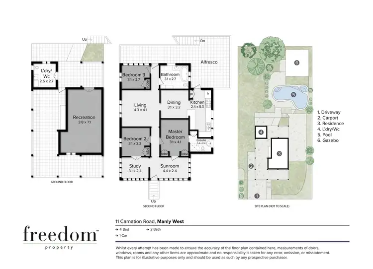Floorplan of Homely house listing, 11 Carnation Road, Manly West QLD 4179